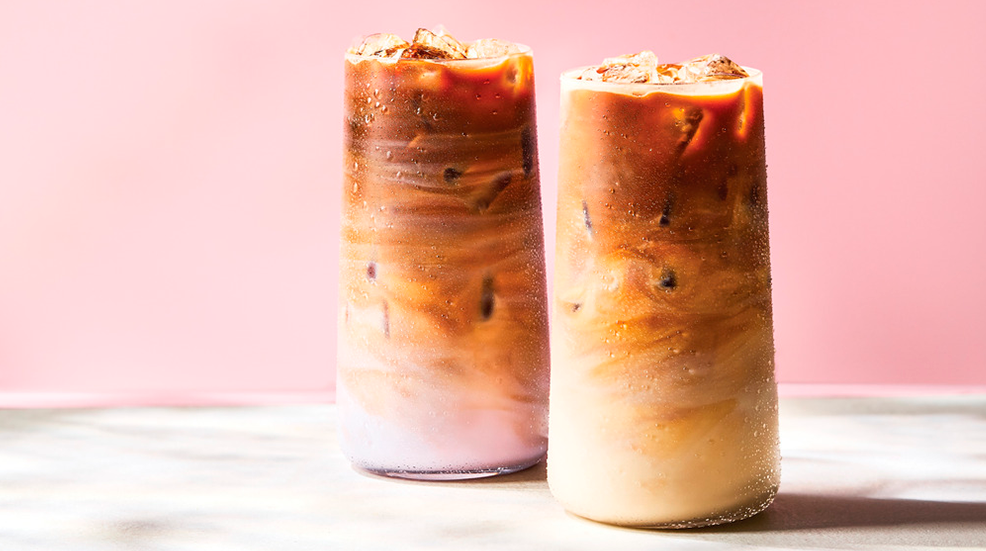 Caffe Nero iced cherry latte